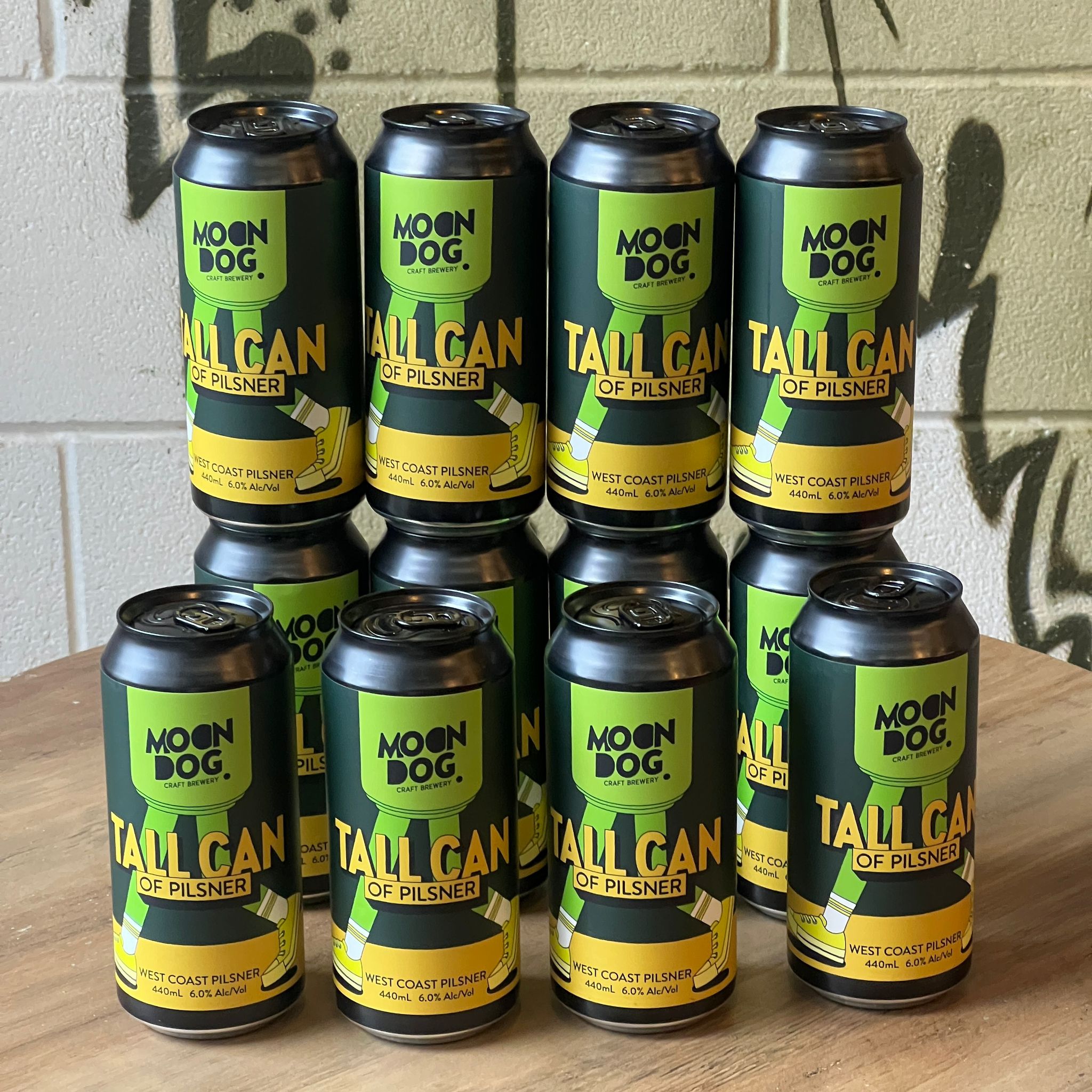 Moon Dog / Tall Can of Pilsner - 6% 440ml 12 Pack