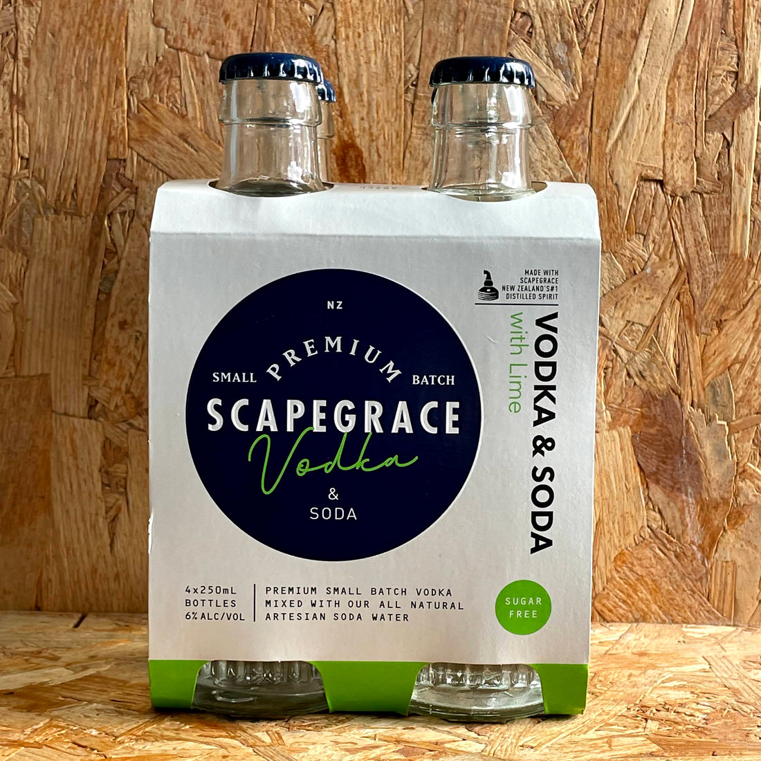 Scapegrace / Vodka Soda 6% - 250ml Bottle 4 Pack